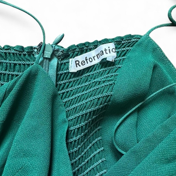 Reformation Strapless Green Dress - Picture 4 of 6